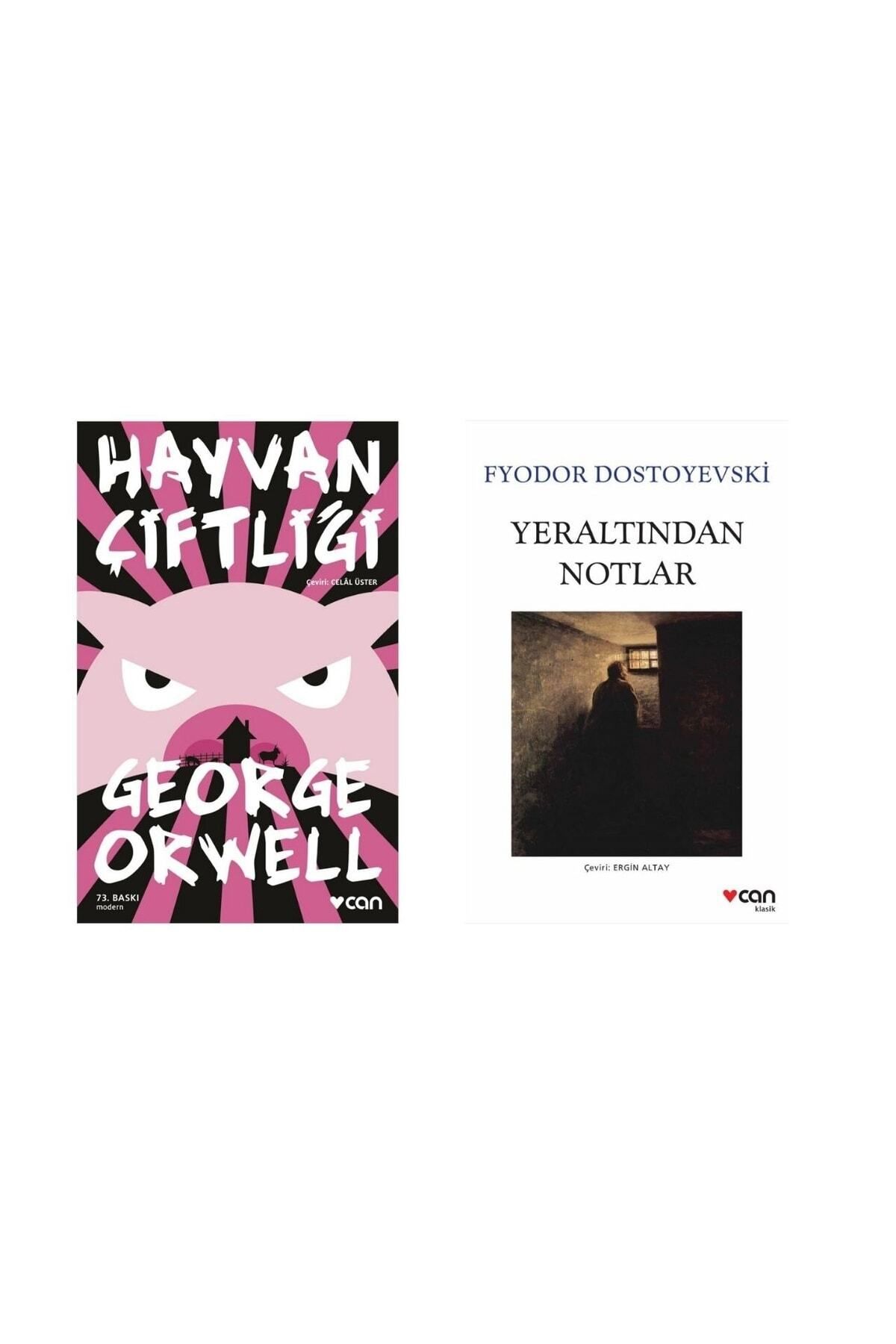 Can Sanat Yayınları George Orwell Hayvan Çiftliği - Dostoyevskı Yeraltından Notlar Kitap Seti