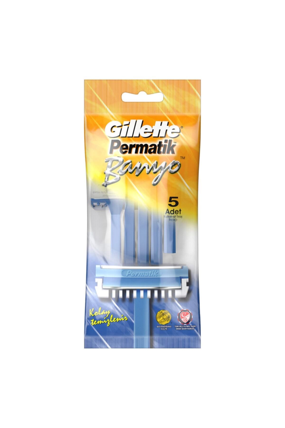 Permatik Gillette Banyo Kullan At Tıraş Bıçağı 5'li