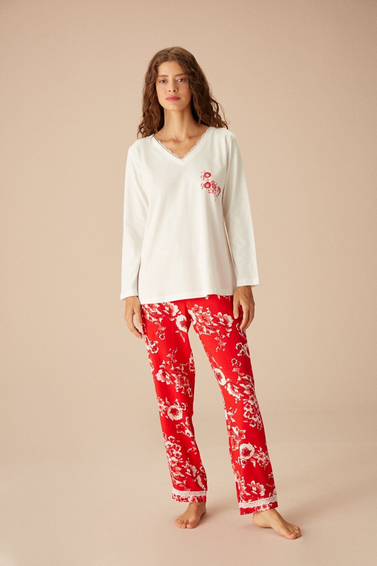 Suwen Bloom Pijama Takımı