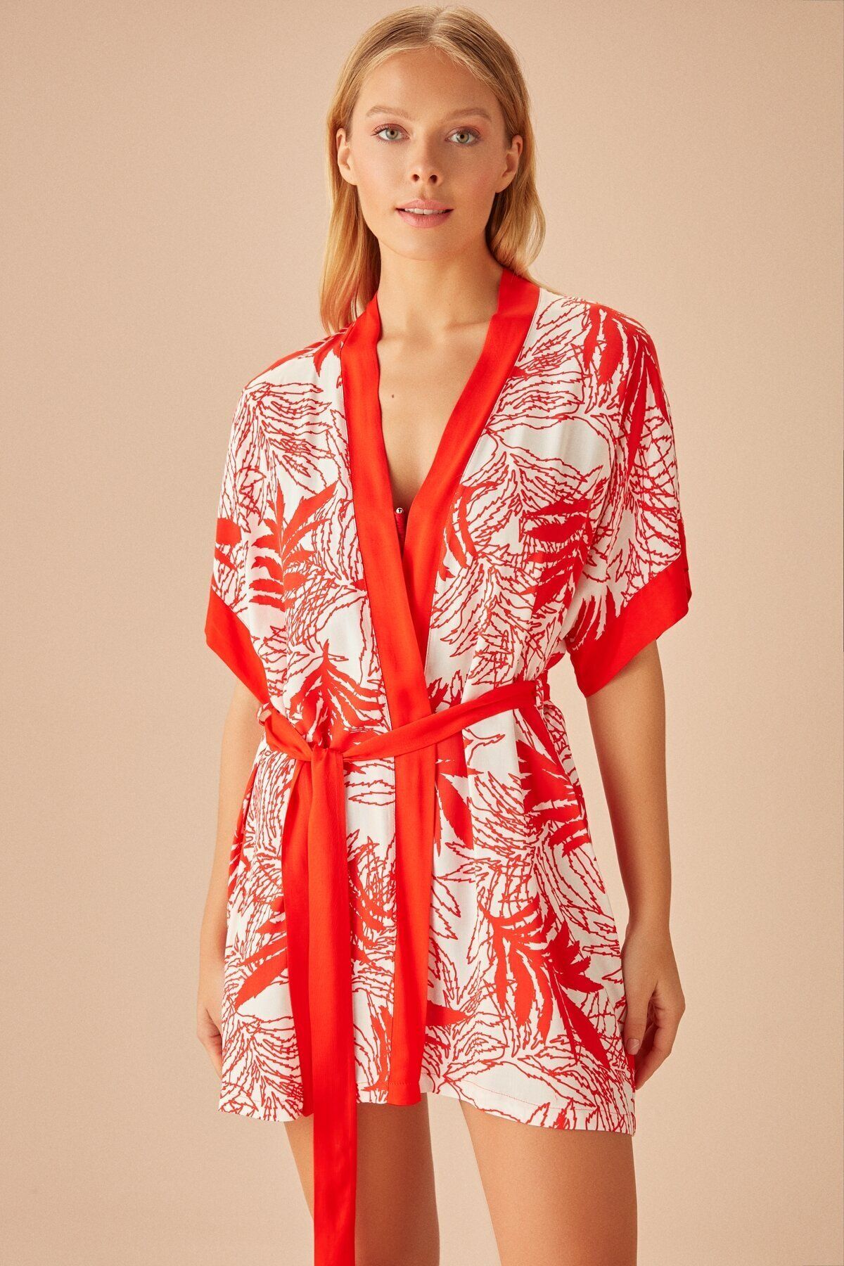 Suwen Palm Kimono