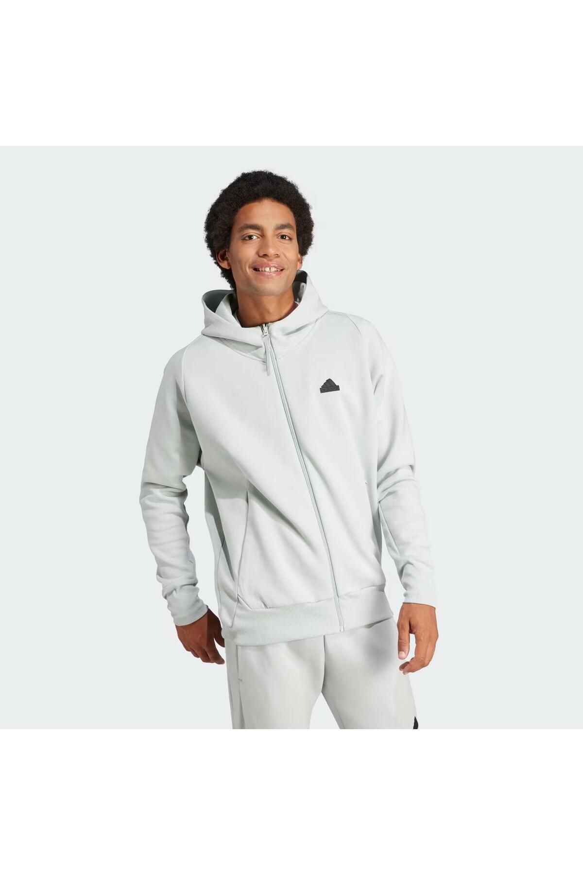 adidas Z.N.E. Premium Full-Zip Erkek Sweatshirt
