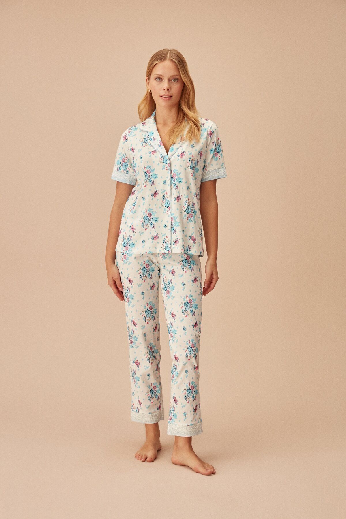 Suwen Florence Maskülen Pijama Takımı
