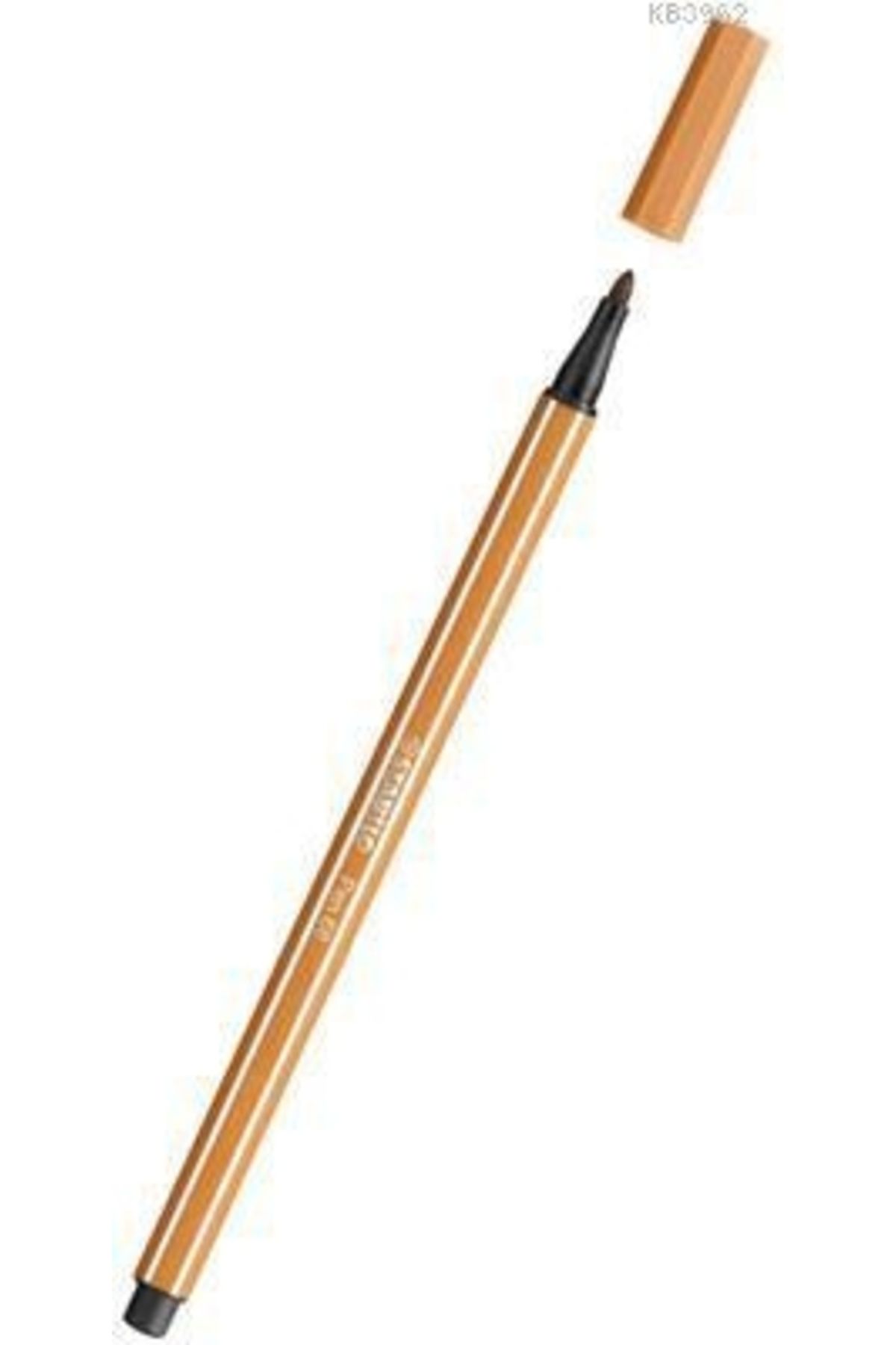 Stabilo Pen 68 Keçeli Kalem - Koyu Kahverengi 2 Li