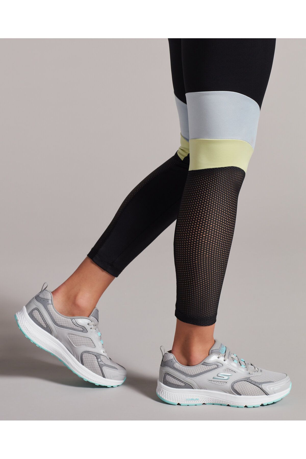 Skechers Go Run Consistent Kadın Gri Koşu Ayakkabısı 128075 Gytq