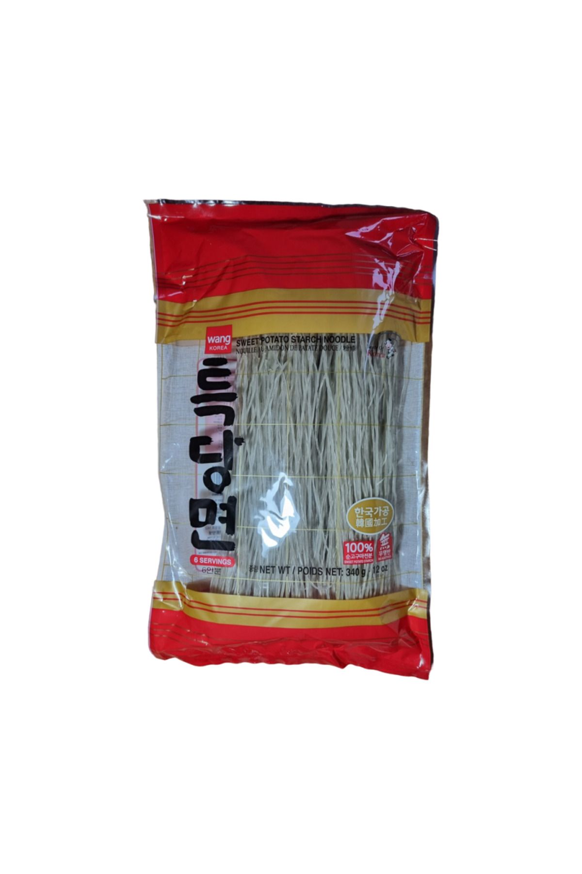 Wang Korea Tatlı Patates Nişastalı Erişte 340gr Glass Noodle Japchae Cam Erişte