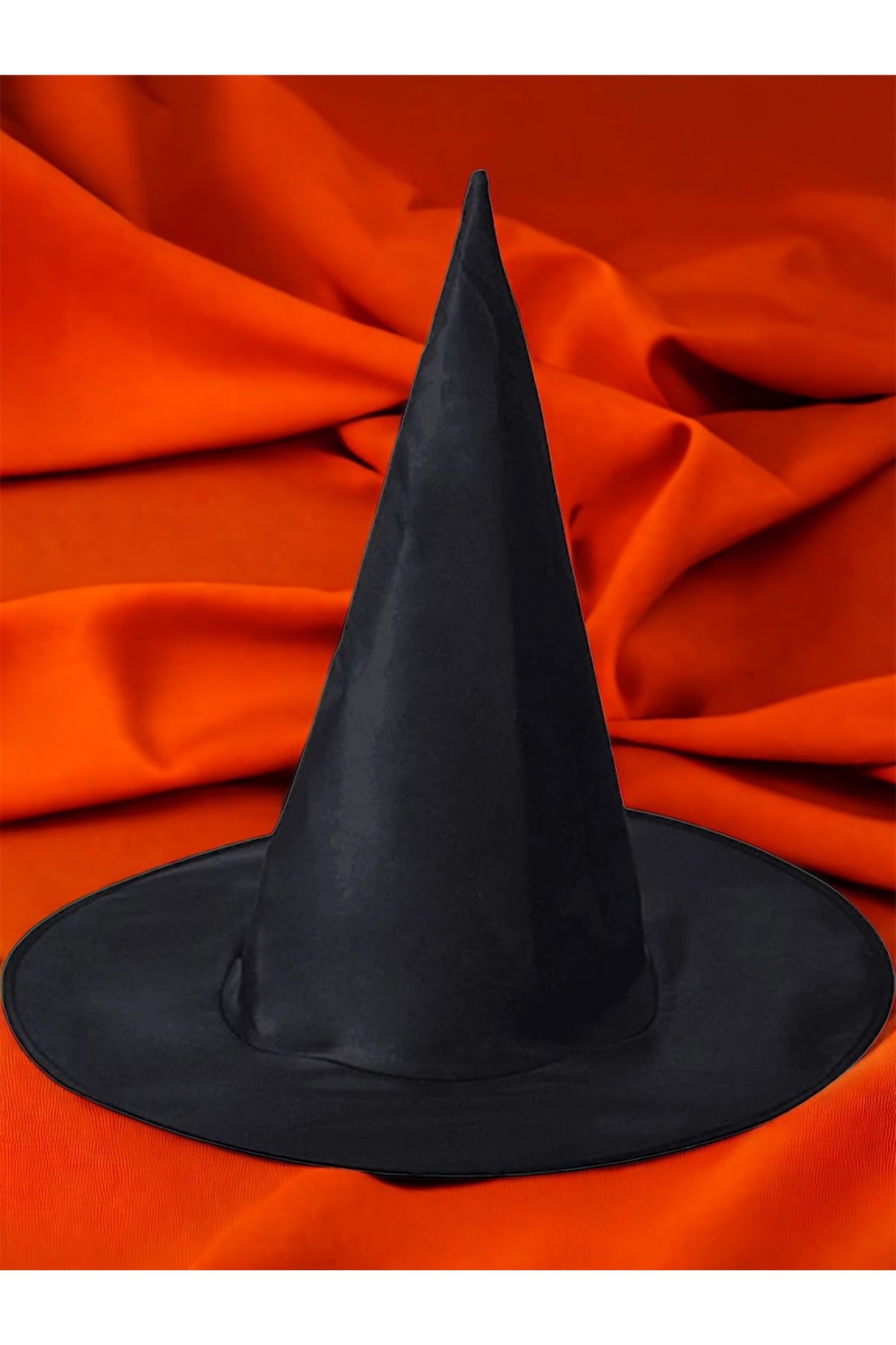 Happyland Halloween Siyah Cadı Şapkası Cadılar Bayramı Siyah Cadı Şapkası 1 Adet