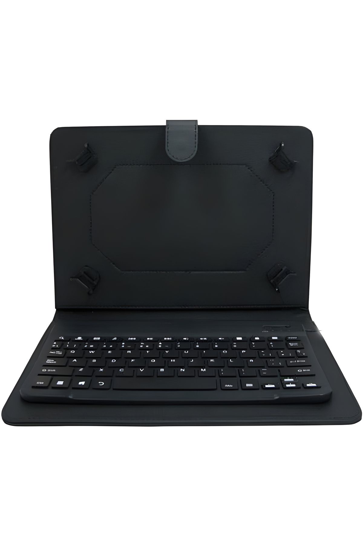 TECHNOM Tüm Tabletlere Uyumlu Ayarlanabilir Standlı Universal Deri Şık Klavyeli Tablet Kılıfı(İpad ve Tab..)