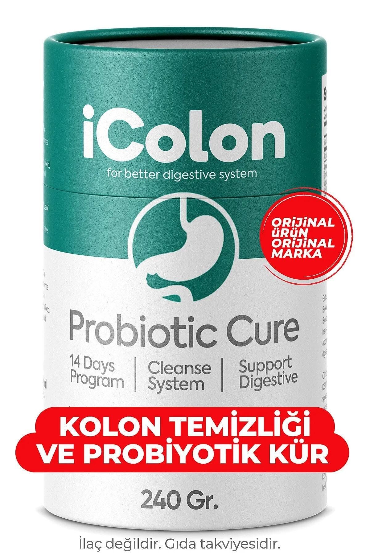 Black Natural iColon Probiotic Cure 240 gr - Icolon Bağırsak