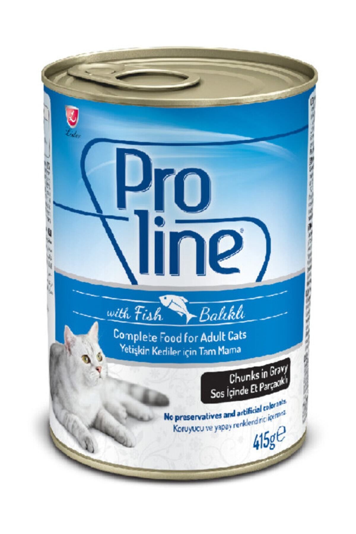 Pro Line Soslu Balıklı Kedi Konserve 415 gr