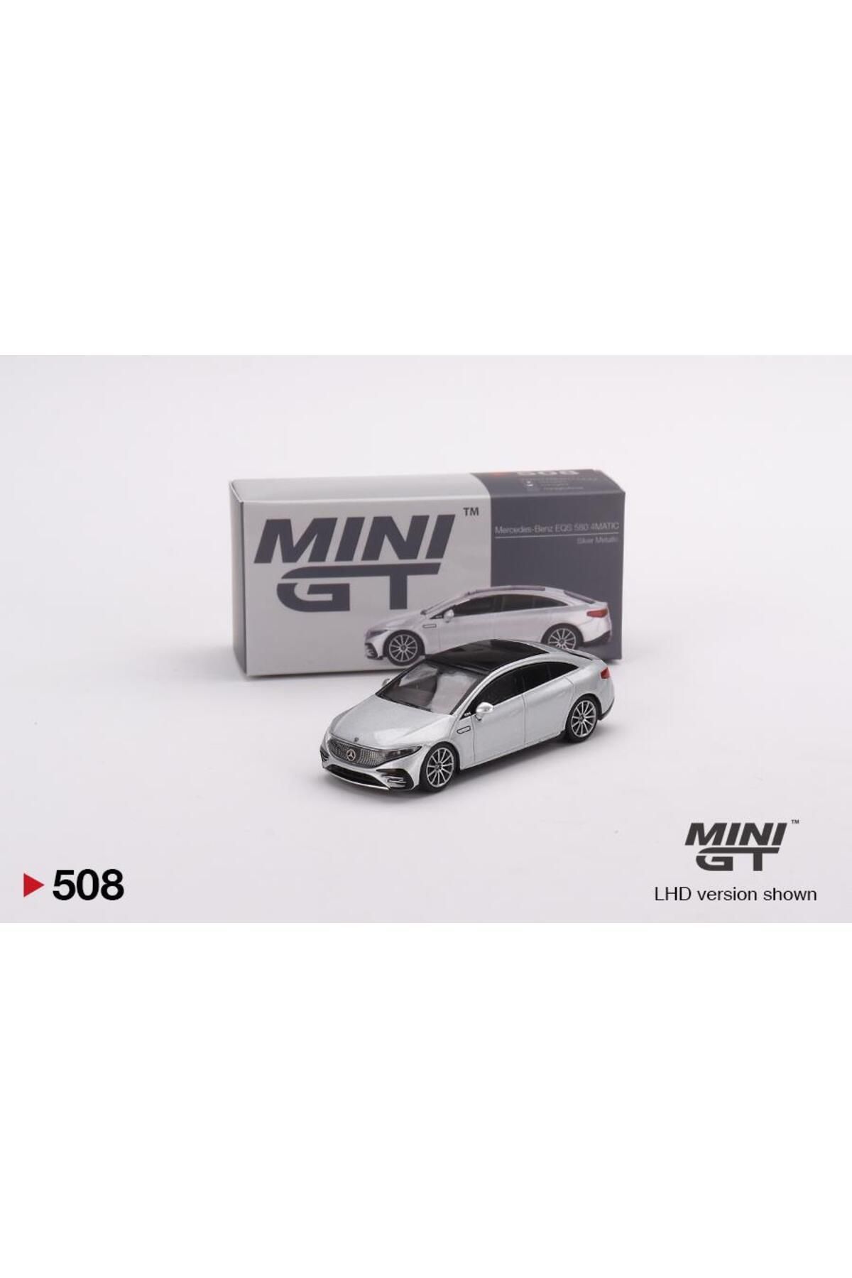 mini gt Mercedes-Benz EQS 580 4MATIC Silver Metallic