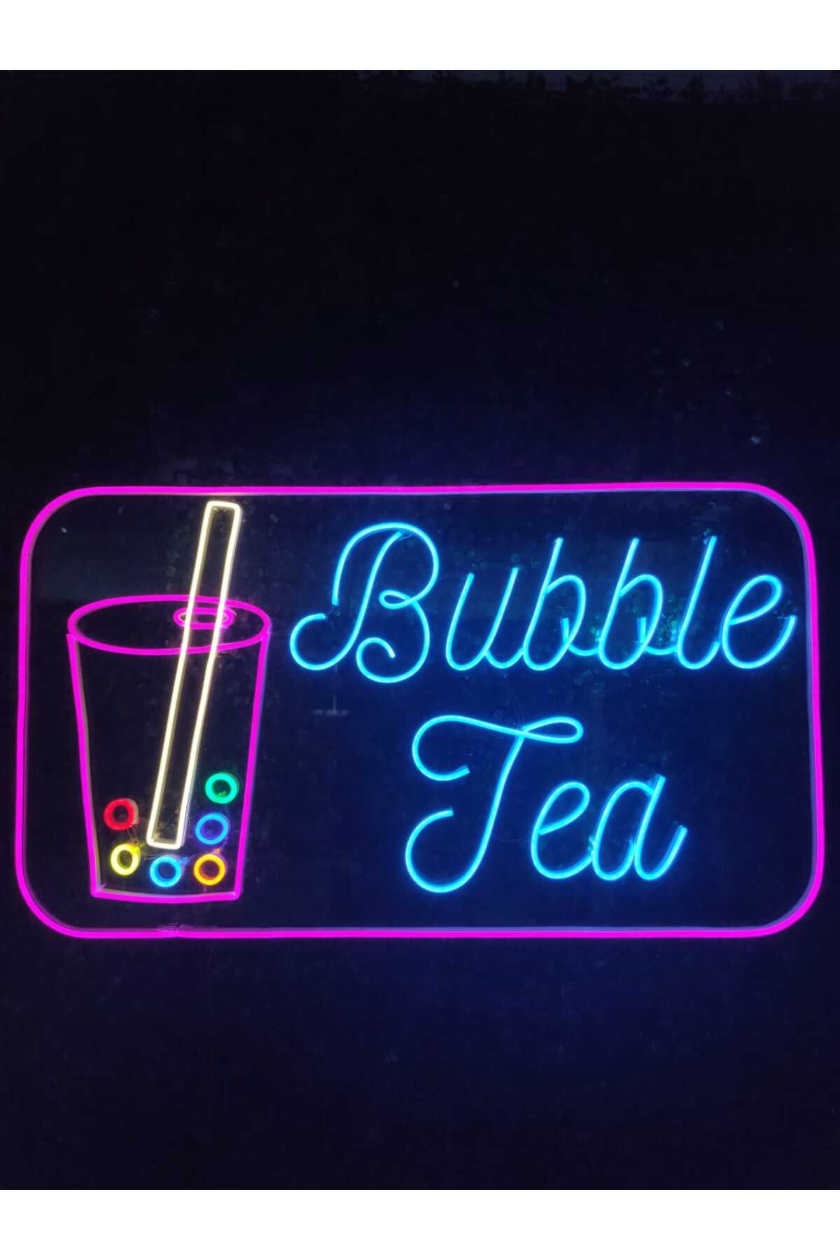 dekoraven Bubble Tea Neon Led Tabela (80x40cm)