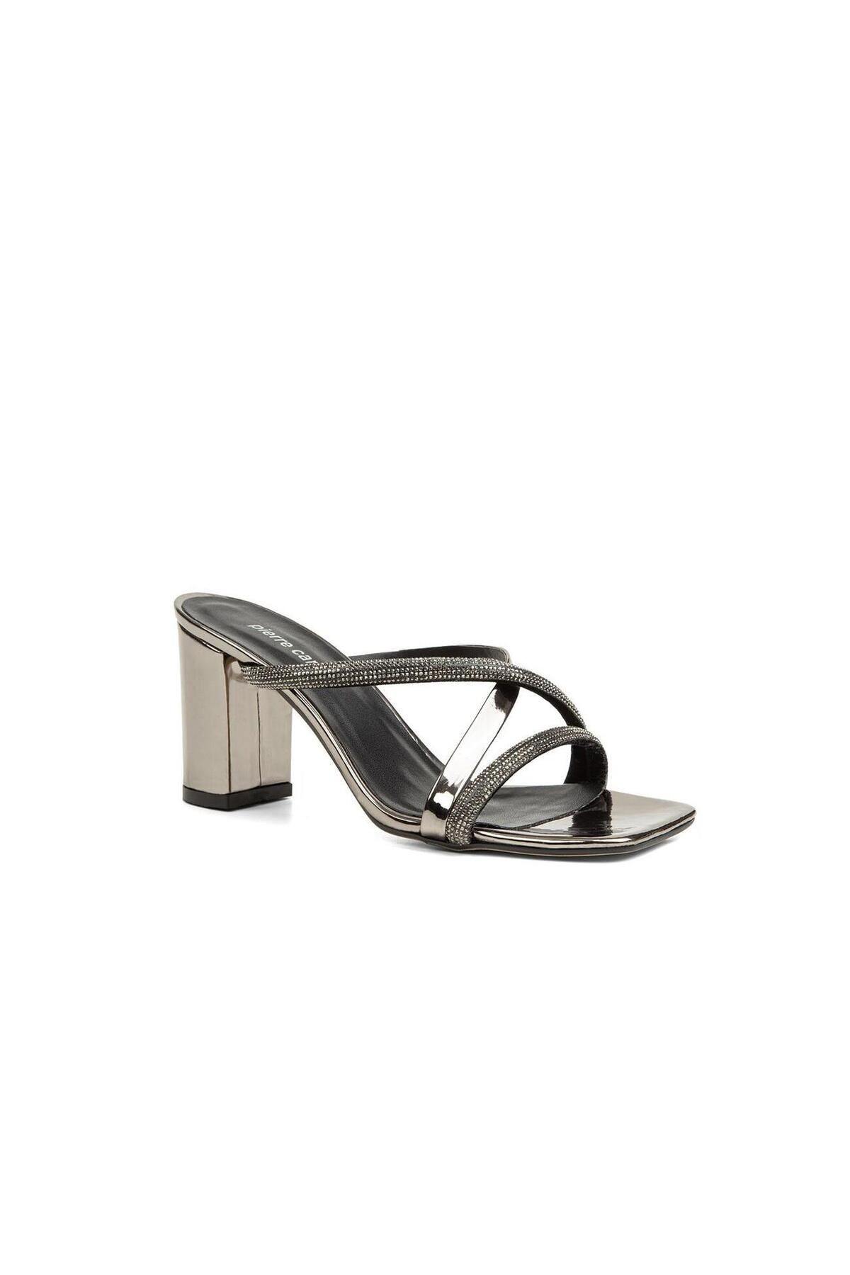 Pierre Cardin PC-52217 Gümüş Kadın Topuklu Ayakkabı