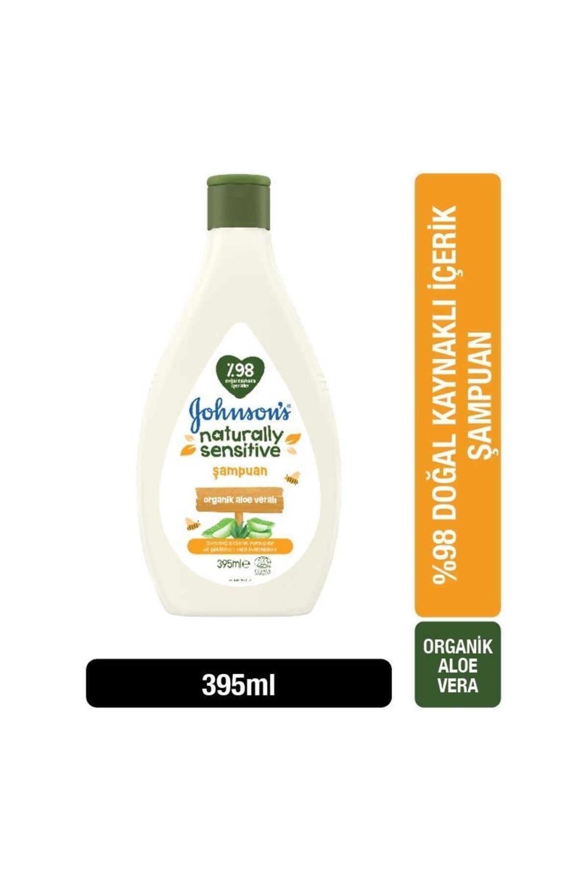 Johnson's Baby Natural Organik Şampuan 395ml BEBEK ŞAMPUANI PR