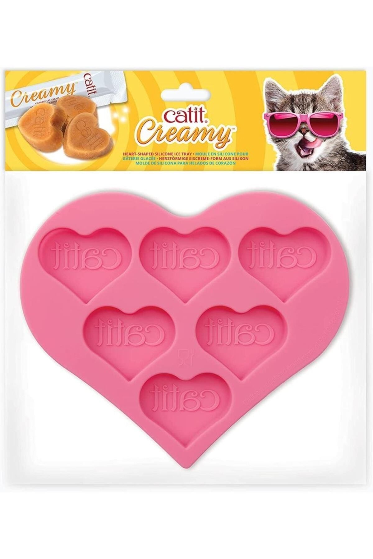 Catit Mstz Catit Sıvı Ödül Dondurma Kabı Kalp 13X15X1 1Cm Zncm