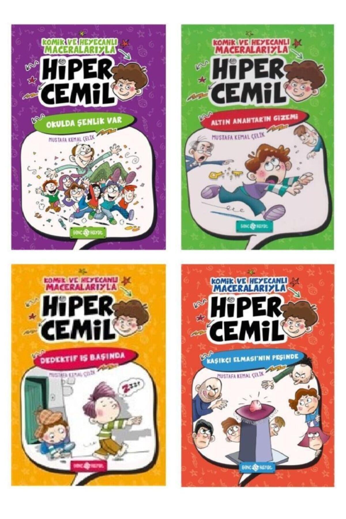 Hayat Yayınları Hiper Cemil Seti 4 Kitap Mustafa Kemal Çelik
