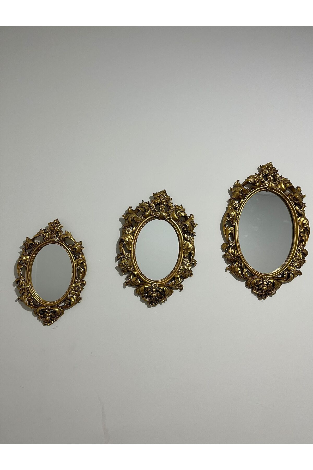 NARART Şık Klasik Hediyelik Üçlü Ayna