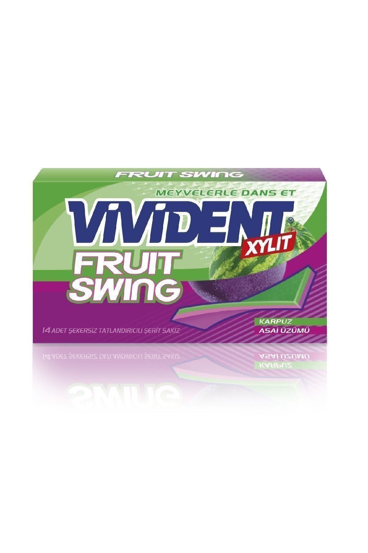 Vivident Fruit Swing Karpuz Üzüm Sakız 26 gr