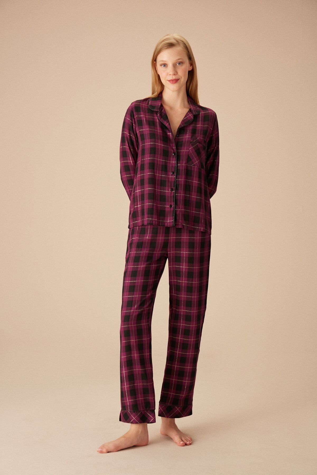 Suwen Stella Maskülen Pijama Takımı