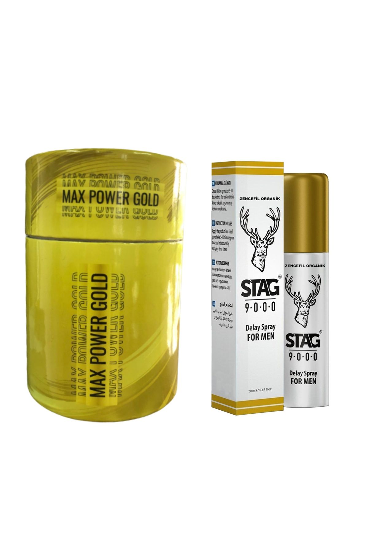 Genel Markalar MAX POWER GOLD STİCK + STAG 9000 SPREY