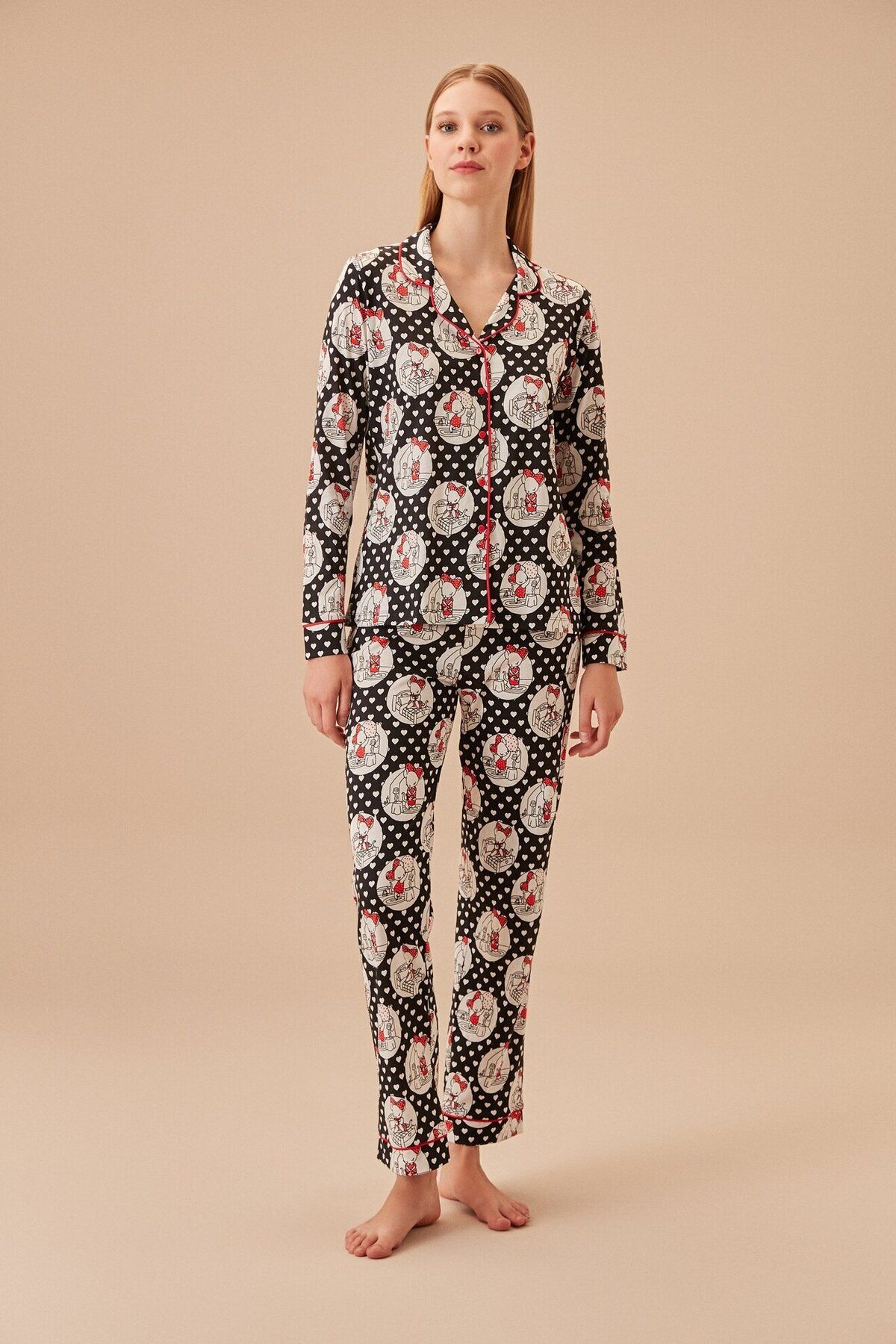 Suwen Lulusu Maskülen Pijama Takımı