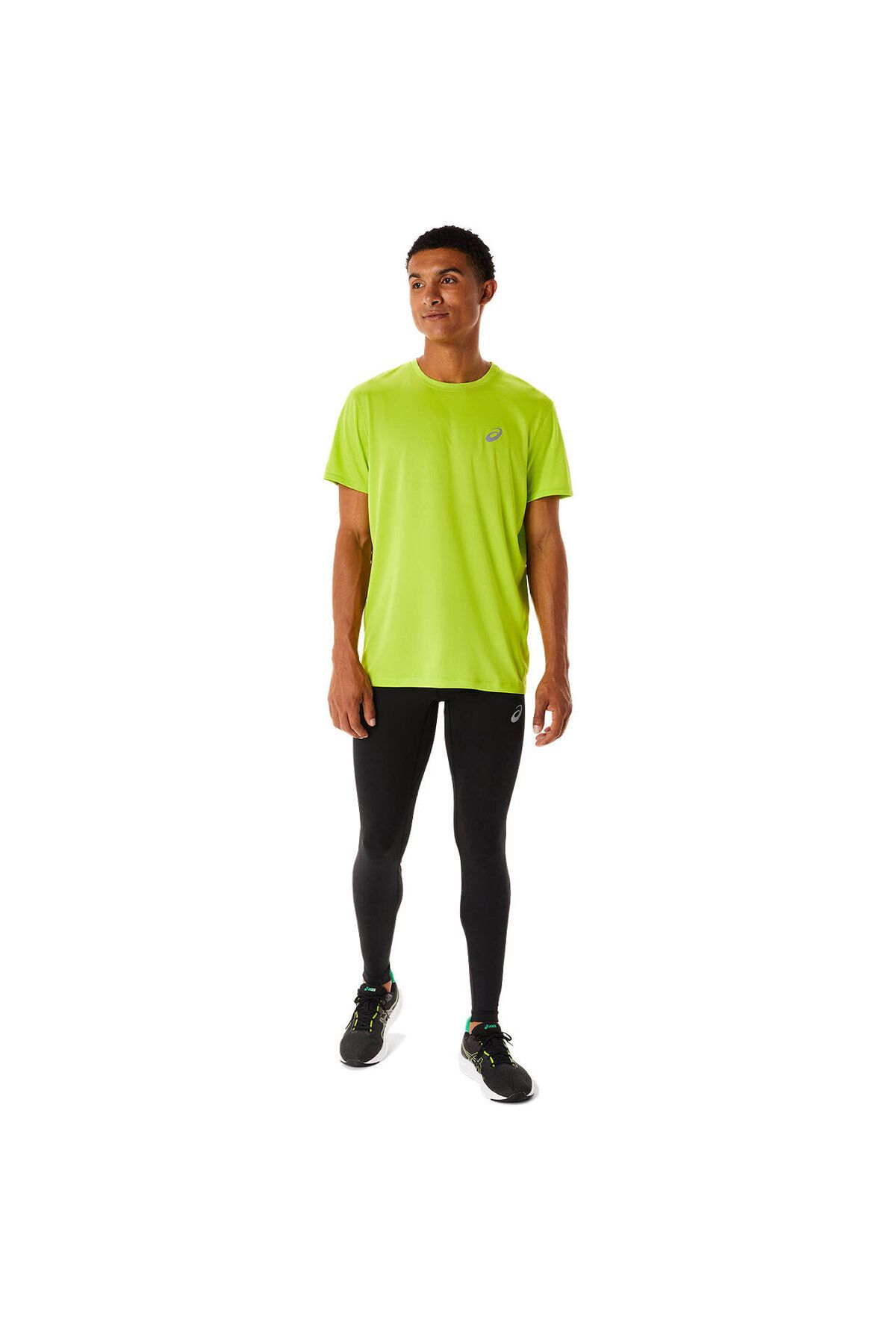 Asics Core Ss Top Erkek Yeşil Kısa Kollu Tshirt 2011c341-302