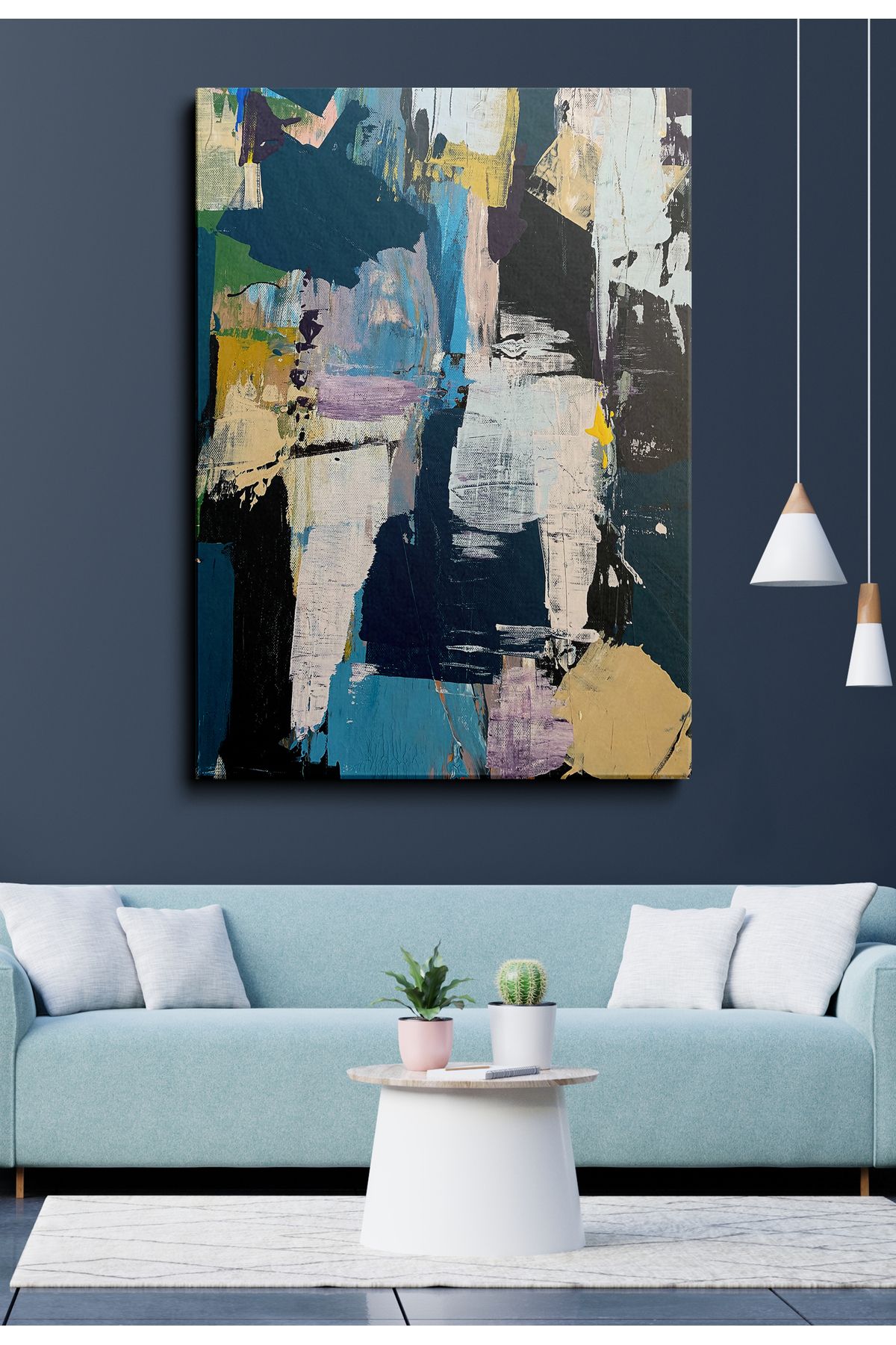 HOMEPACK Kanvas Duvar Tablosu Tekli Canvas Tablo Boho Klasik Modern KANVAS101
