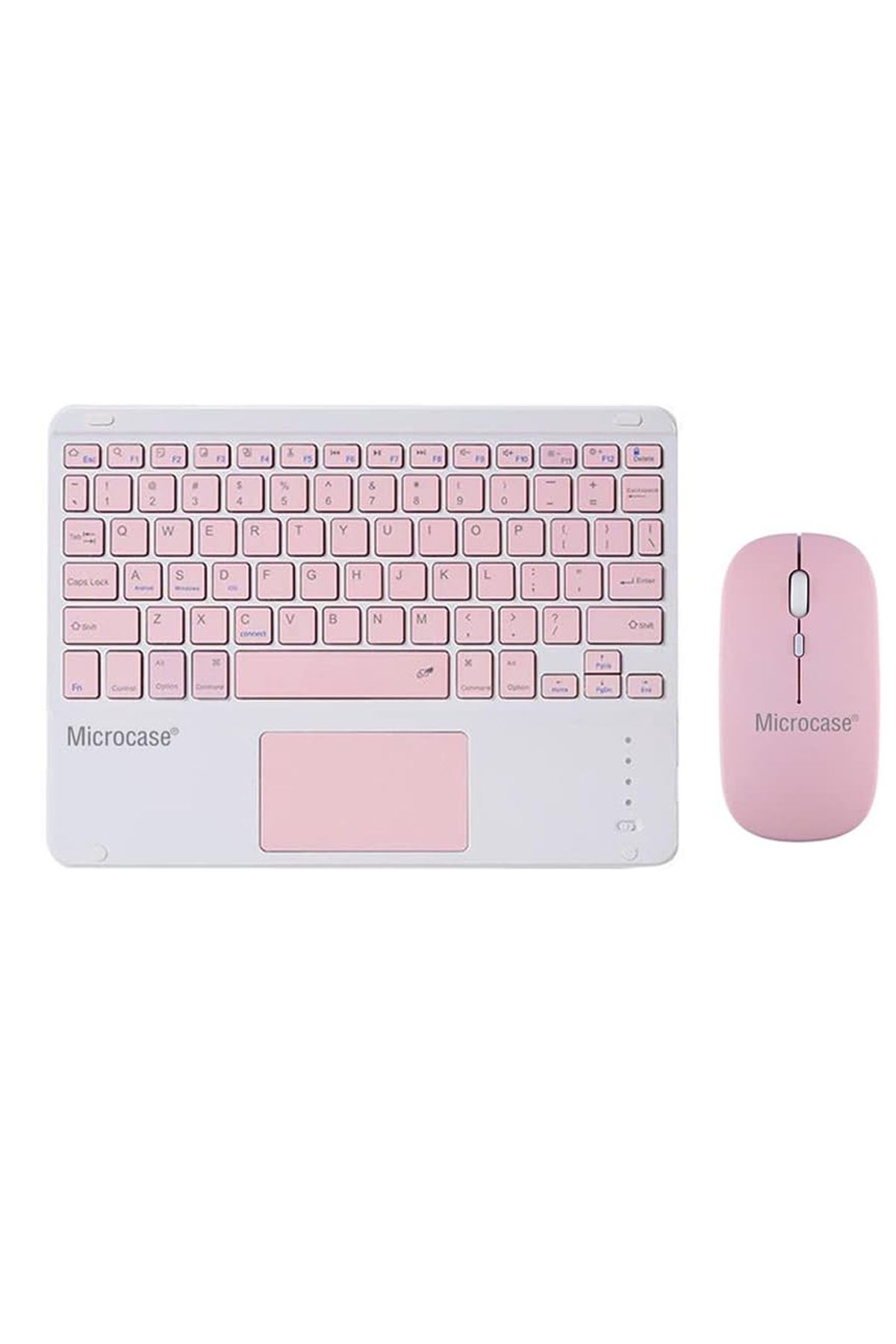 Microcase Tablet ve Telefonlar için Türkçe Q Bluetooth Touchpad Klavye ve Mouse Set - AL3560
