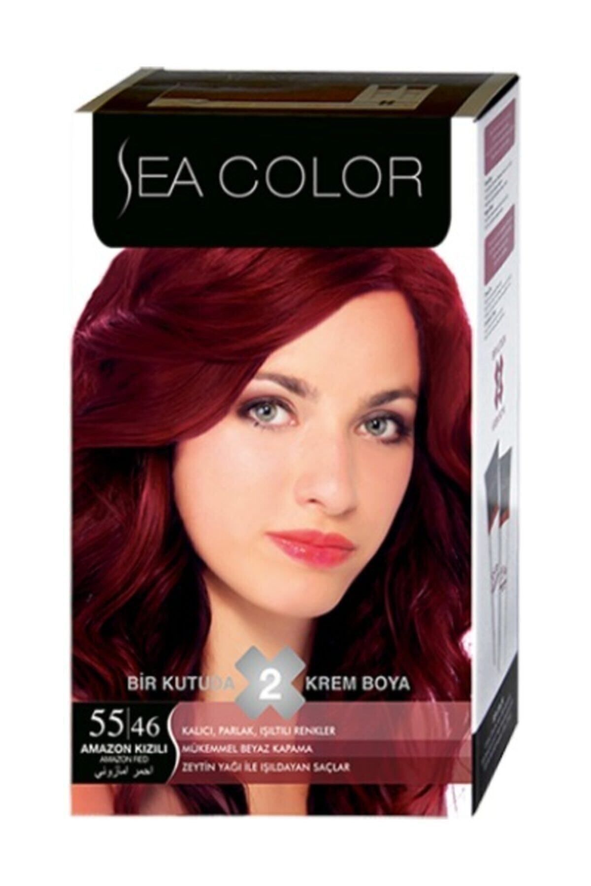 Sea Color Saç Boyası Amazon Kızılı 55/46