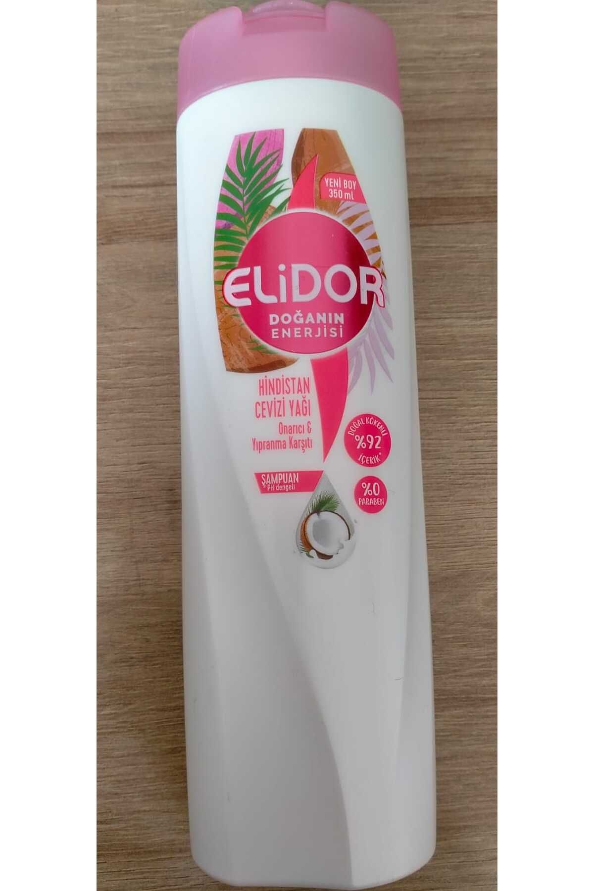 Elidor ELİDOR Hindistan Cevizi Yağı & Onarıcı - Yıpranma Karşıtı Şampuan 350 ML