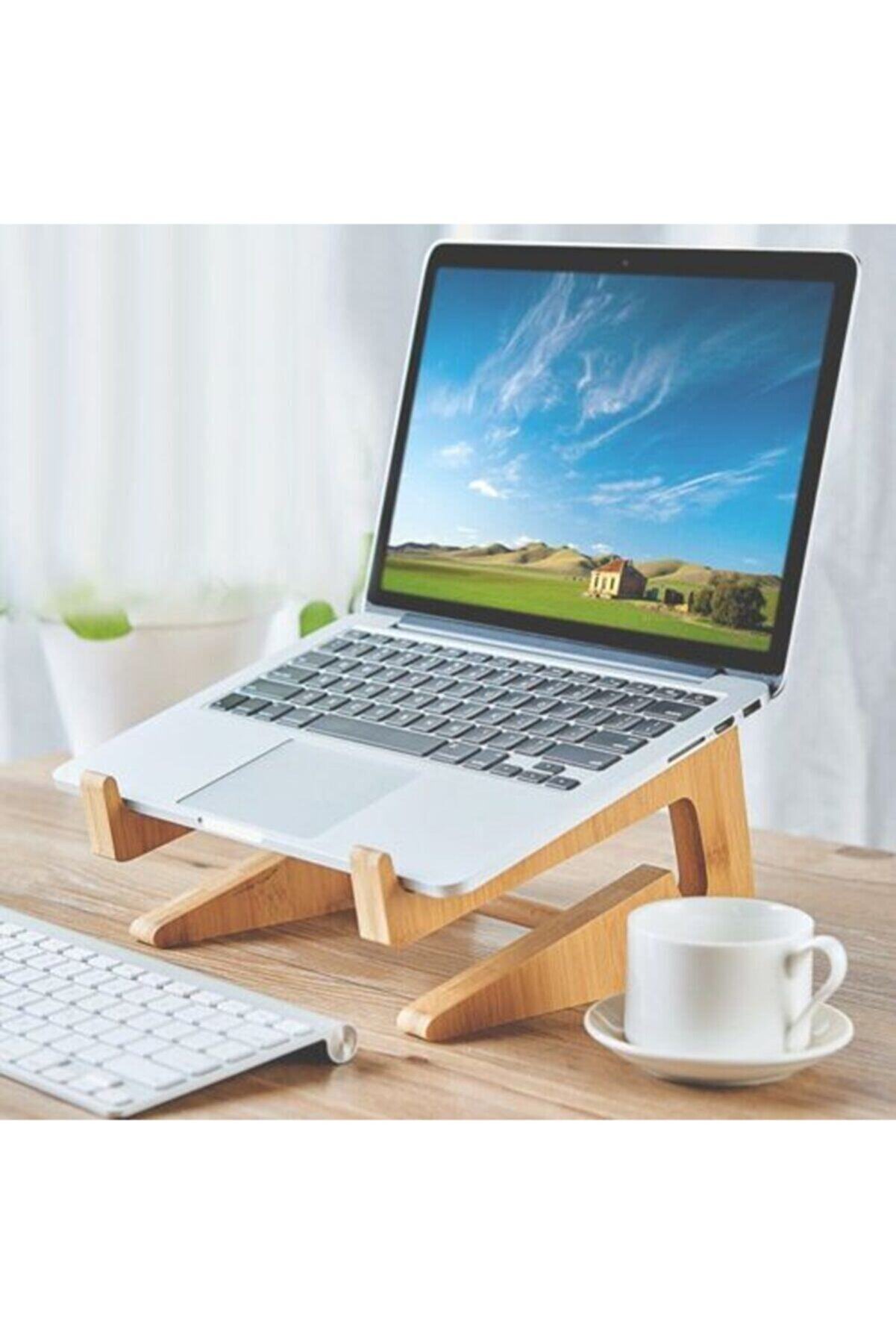 FaaliArt Doğal Ağaç Notebook Laptop Standı 11-13 Inch 14-16 Inch