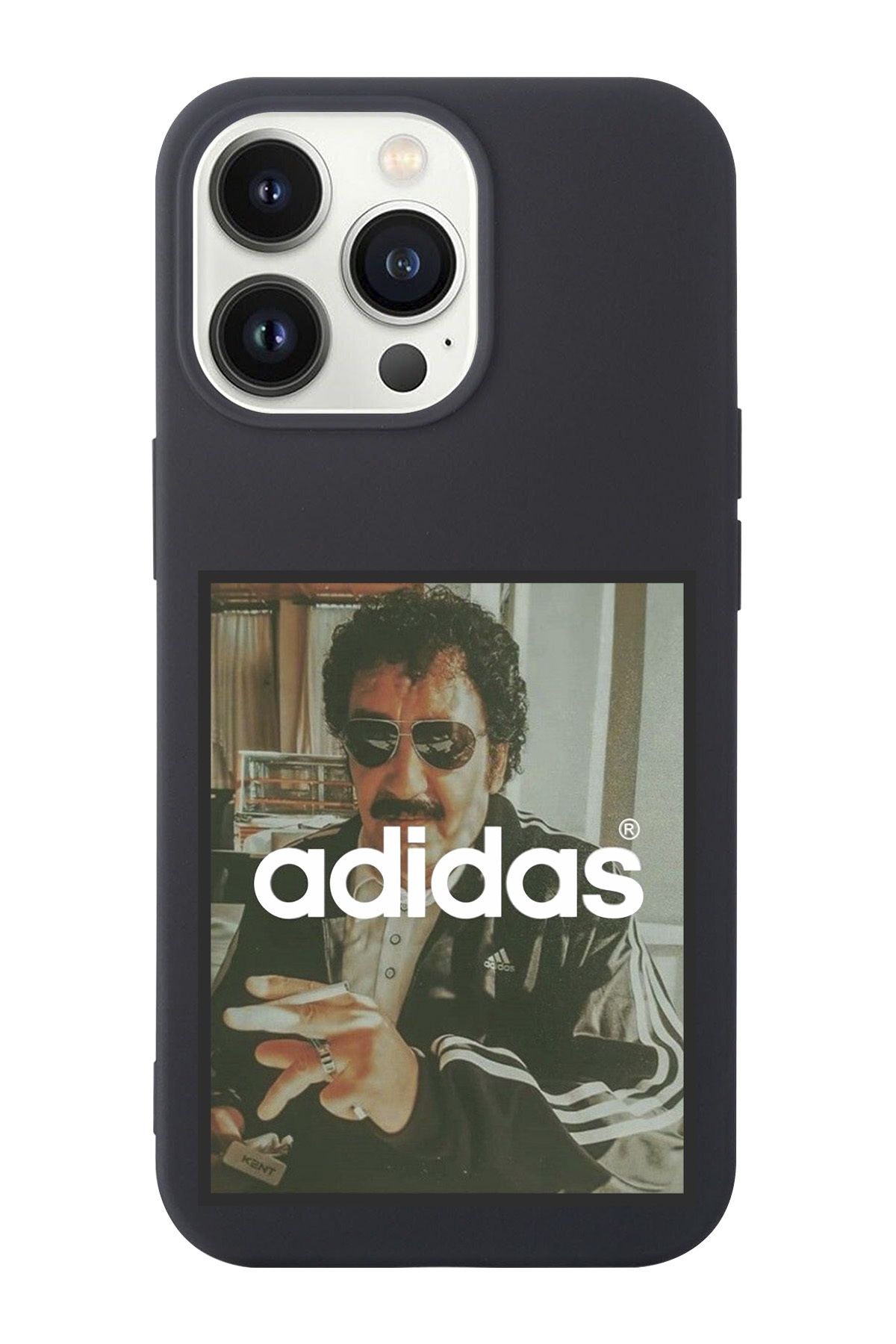 Rupti Iphone 15 PRO Uyumlu Müslüm & Adidas Tasarımlı Lansman Telefon Kılıfı
