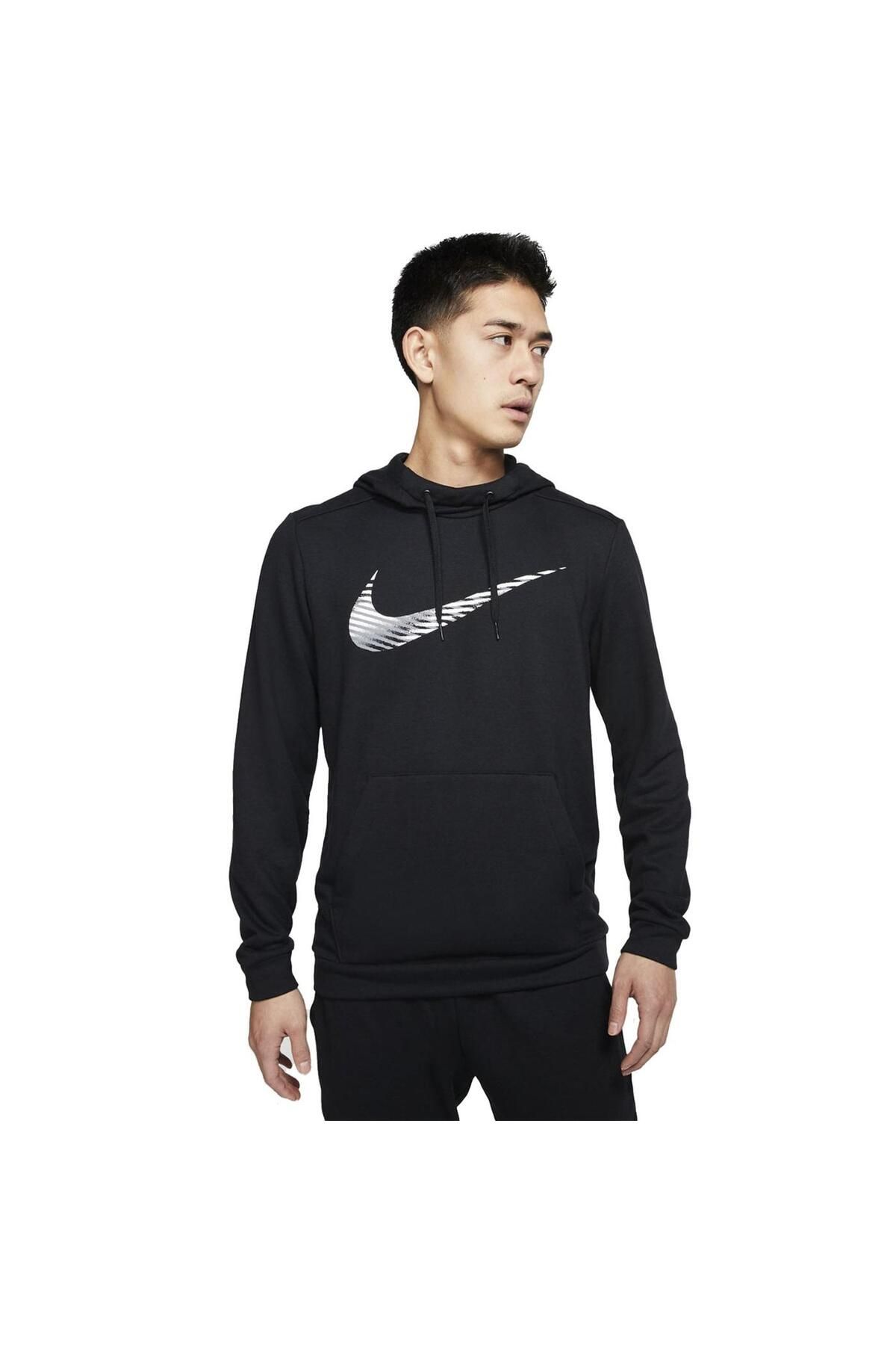Nike Dry Erkek Siyah Antrenman Sweatshirt CJ4268-010