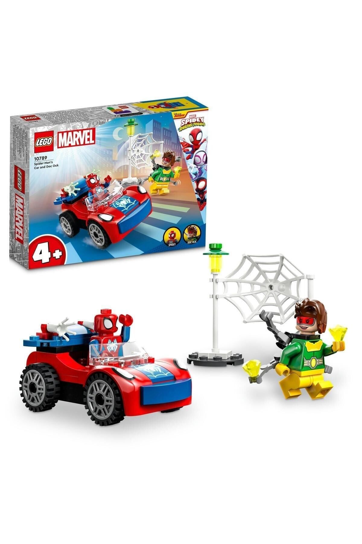 LEGO ® Marvel Örümcek Adam’ın Arabası ve Doktor Oktopus 10789 - Yaratıcı Oyuncak Seti (48 Parça)