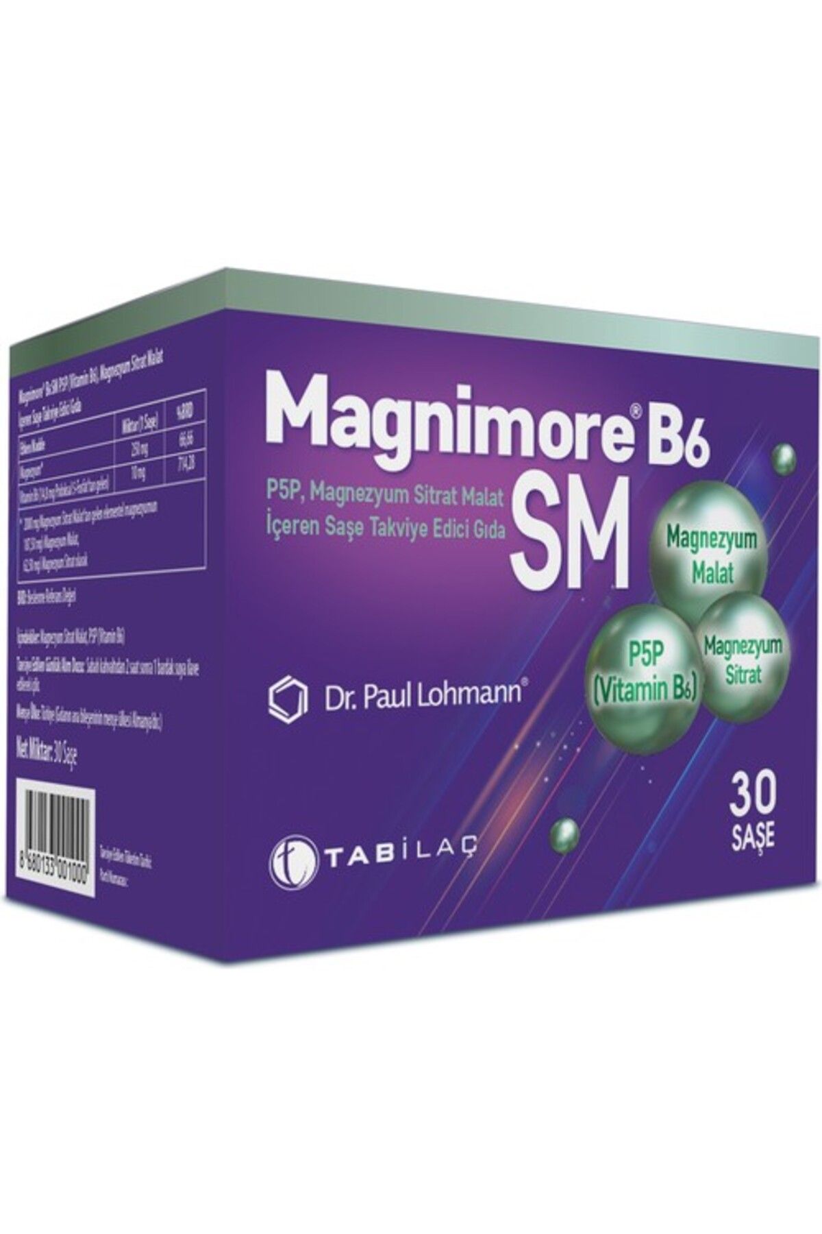 Tab İlaç Magnimore B6 Sm 30 Saşe