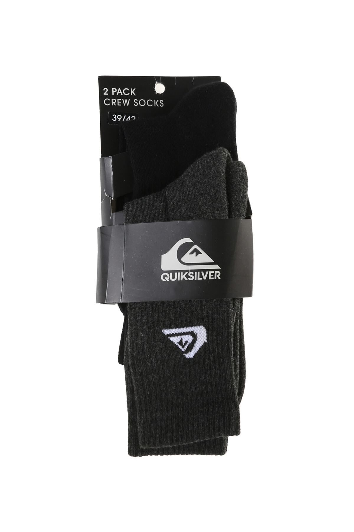 Quiksilver Gri - Siyah Erkek Çorap Teqyaa07007_e_day Sports Socks