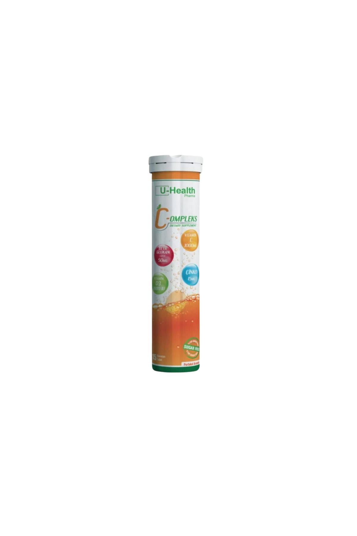U HEALTH PHARMA U-Health Vitamin-Compleks 20 Efervesan Tablet