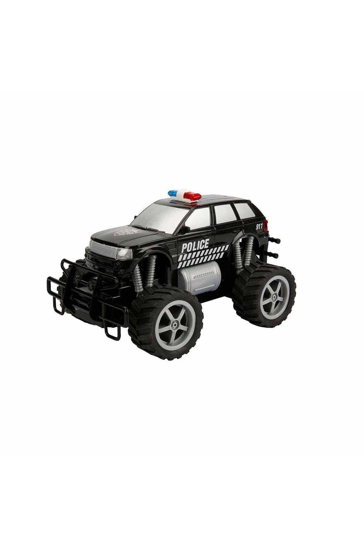 Suncon 1:18 Uzaktan Kumandalı Jumbo Wheels Usb Şarjlı Işıklı Polis Arabası - Jeep