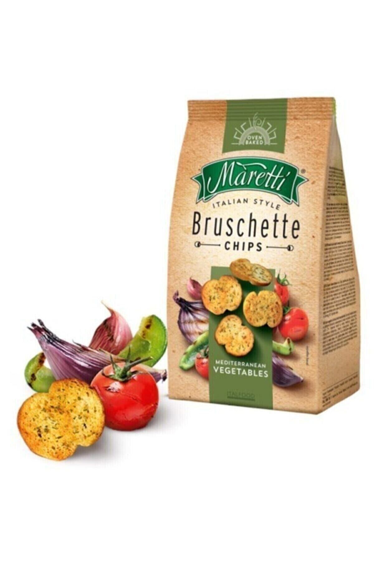 Maretti Bruschette Chips Vegetables Kızarmış Ekmek 70 gr