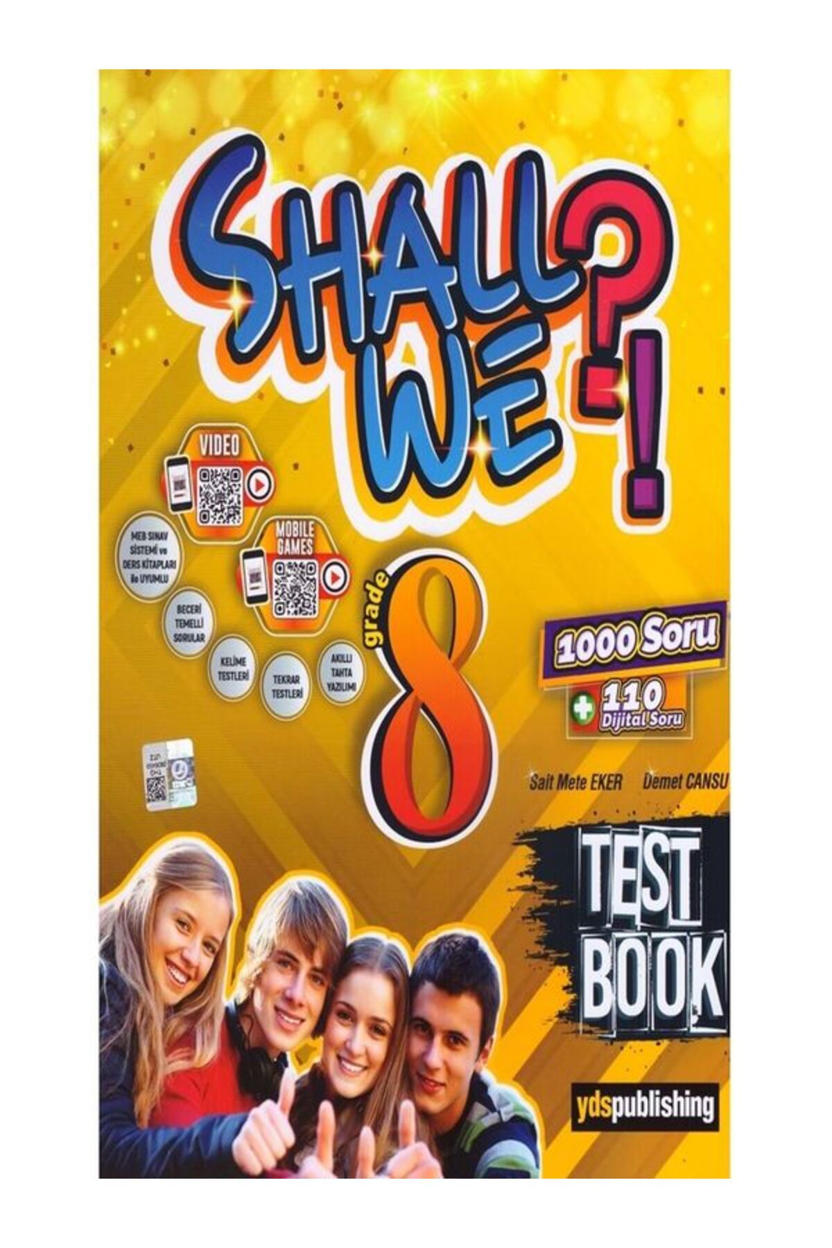 Ydspublishing Yayınları Yds Publishing Shall We?! Grade 8 Test Book