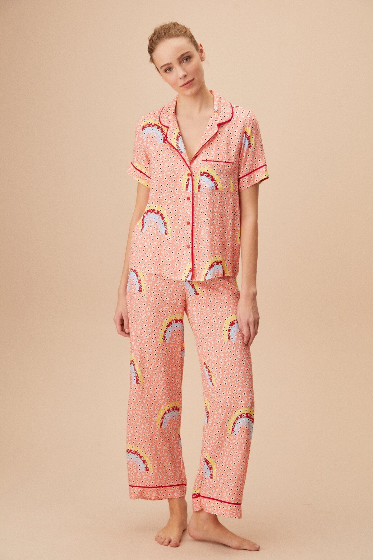 Suwen Iris Maskulen Pijama Takımı