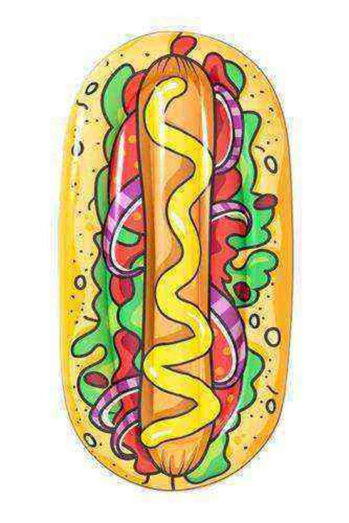 Bestway Hot Dog Şekilli Deniz Yatağı - 43248