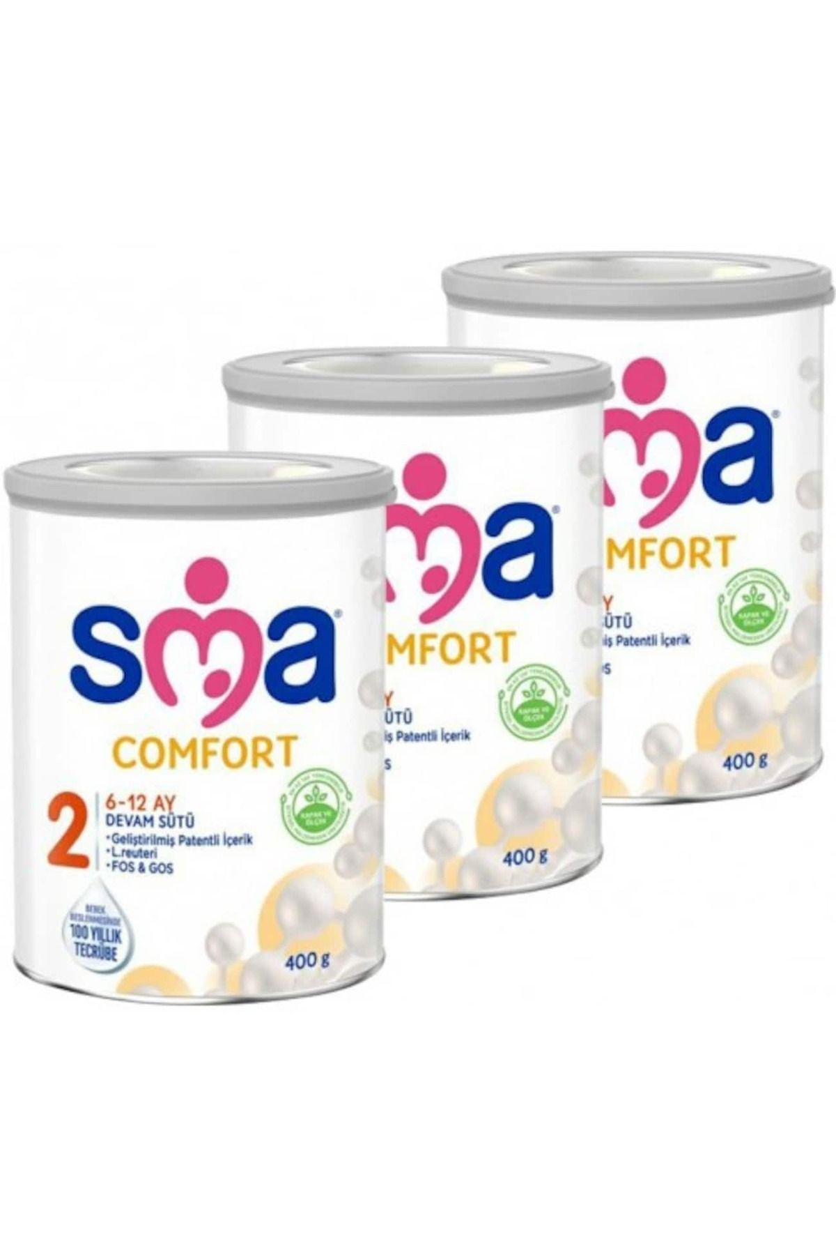 SMA 2 Bebek Devam Sütü Comfort 400 gr X 3 Adet