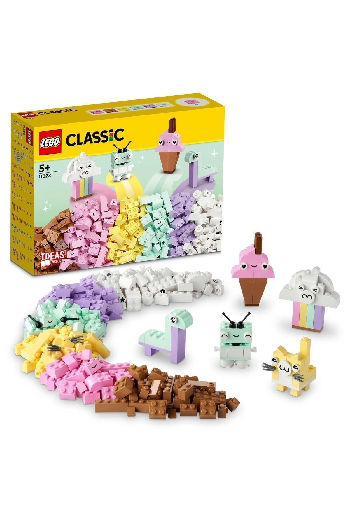 LEGO ® Classic Yaratıcı Pastel Eğlence 11028 - 5 Yaş ve Üzeri Çocuklar için Yapım Seti (333 Parça)