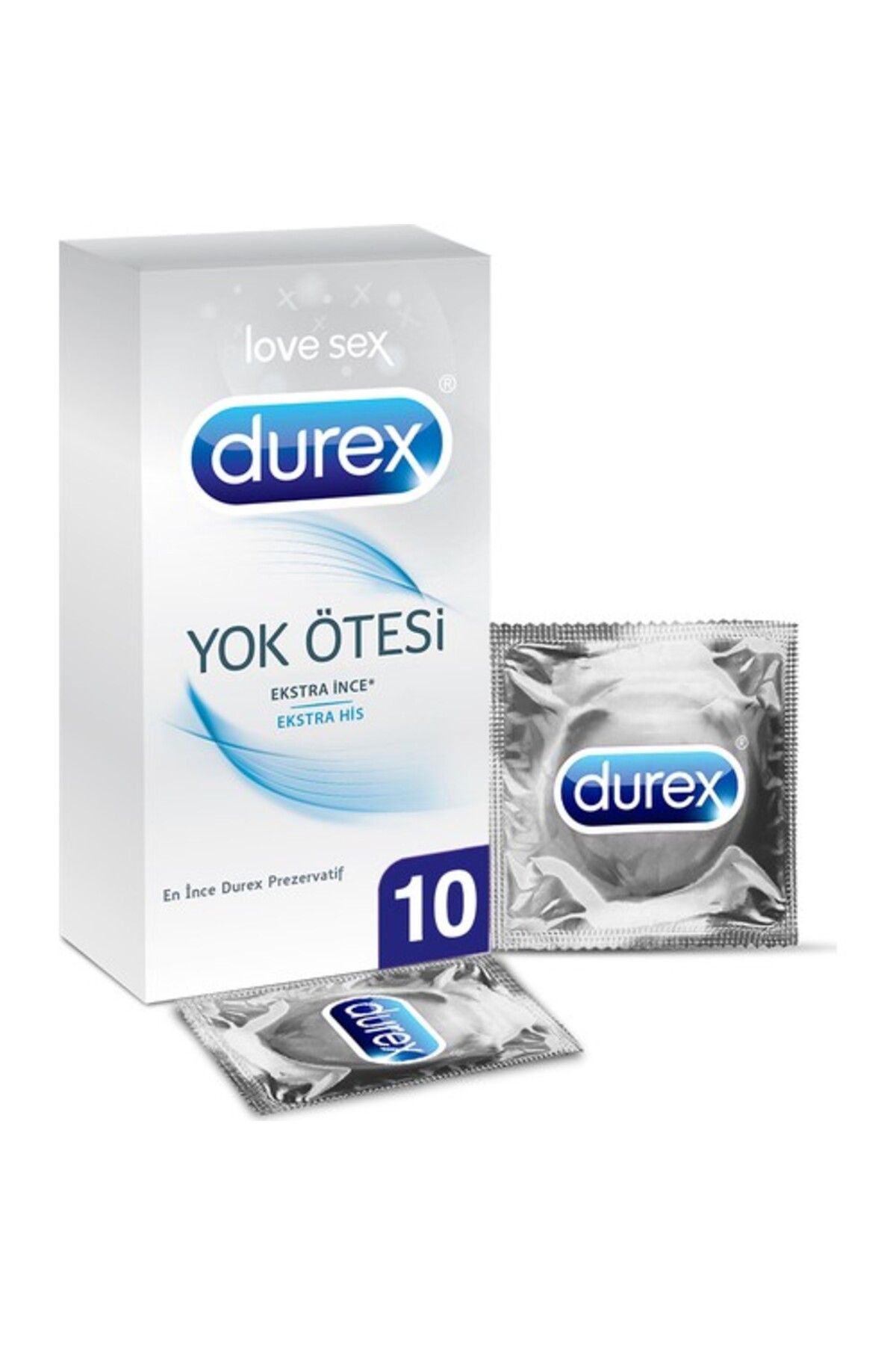 Durex Yok Ötesi Ekstra Ince Ekstra His Prezervatif 10'lu