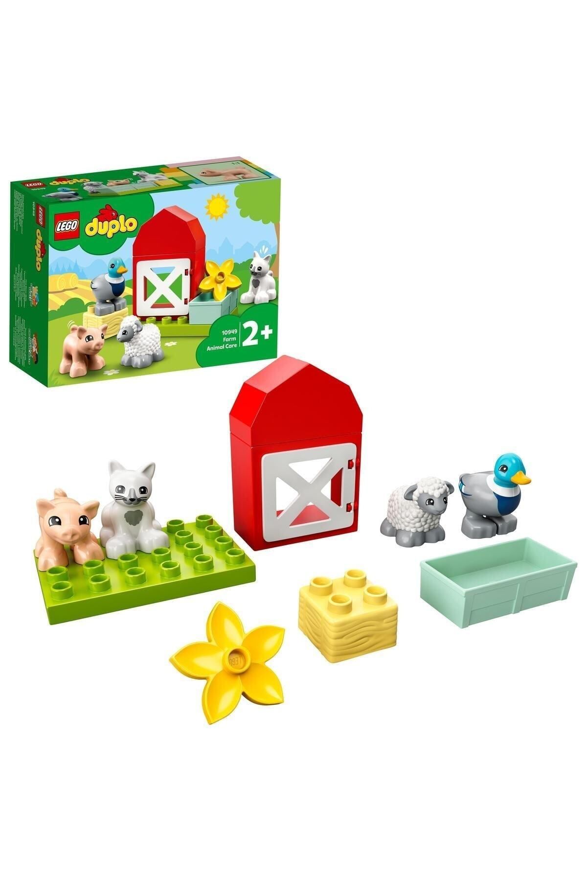 LEGO ® DUPLO® Town Çiftlik Hayvanı Bakımı 10949 - Çocuklar için Çiftlik Oyun Seti (11 Parça)