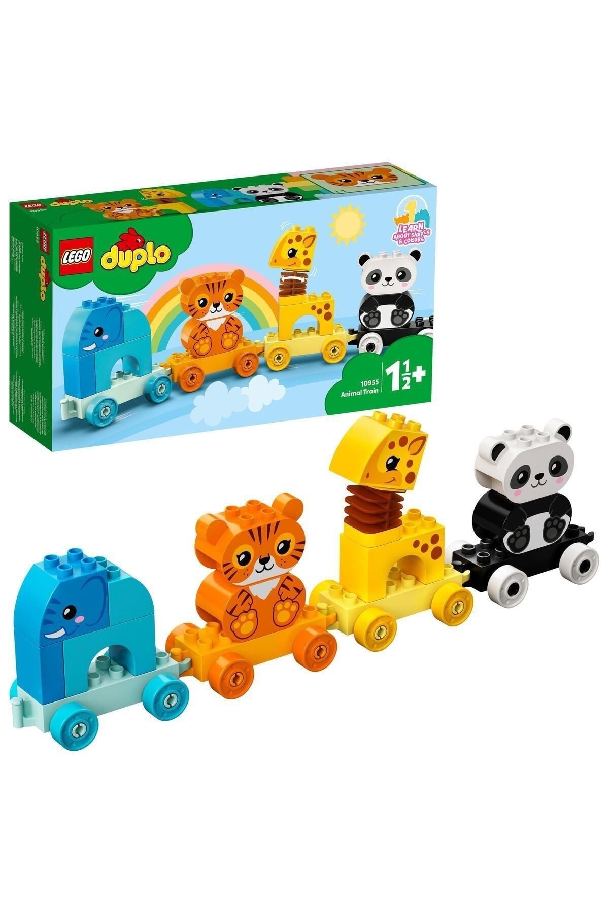 LEGO ® DUPLO® İlk Hayvan Trenim 10955 - Küçük Çocuklar İçin Çekmeli Hayvan Oyuncağı (15 Parça)