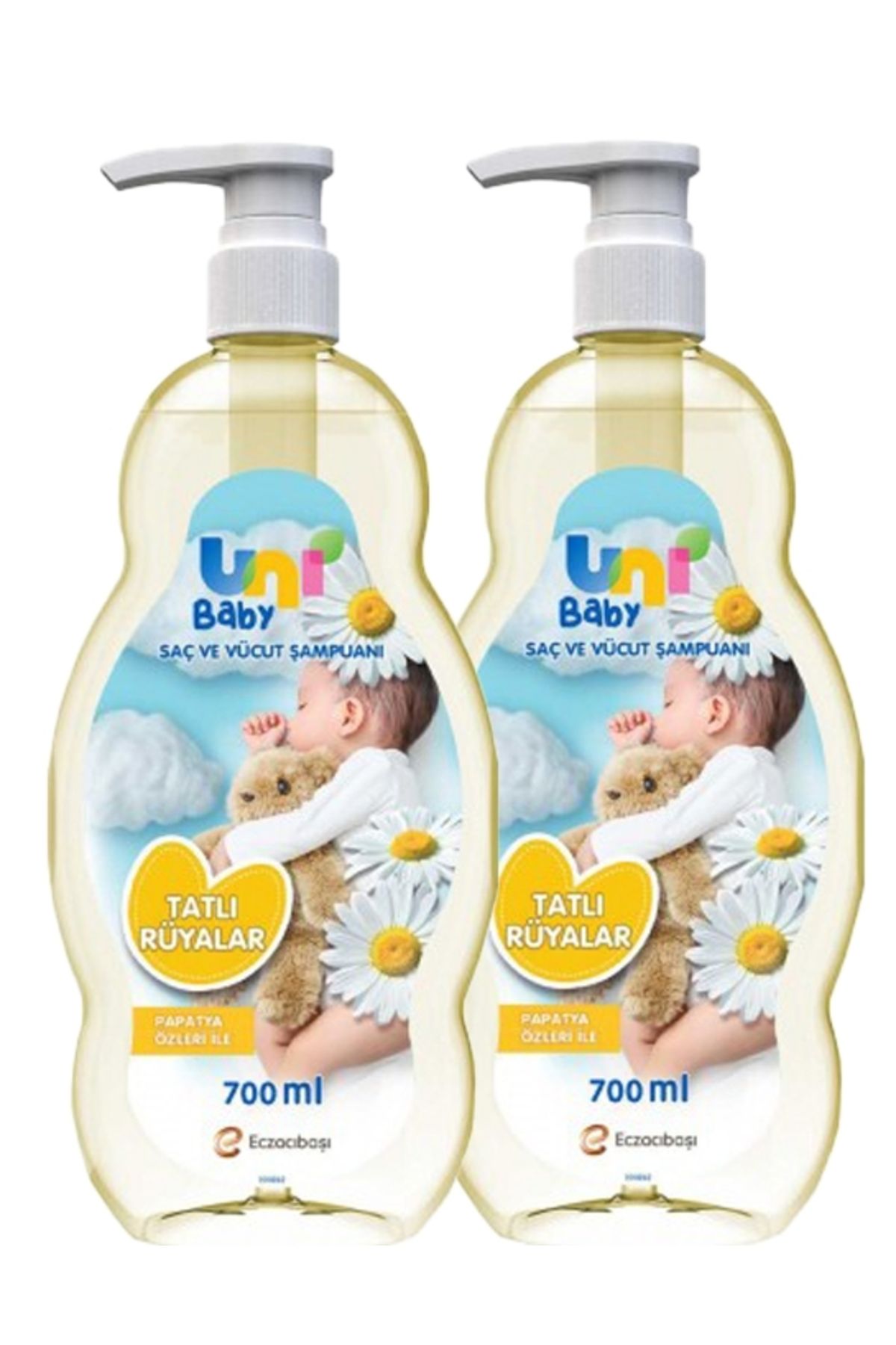 Uni Baby Tatlı Rüyalar Şampuanı 700 ml X 2 Adet