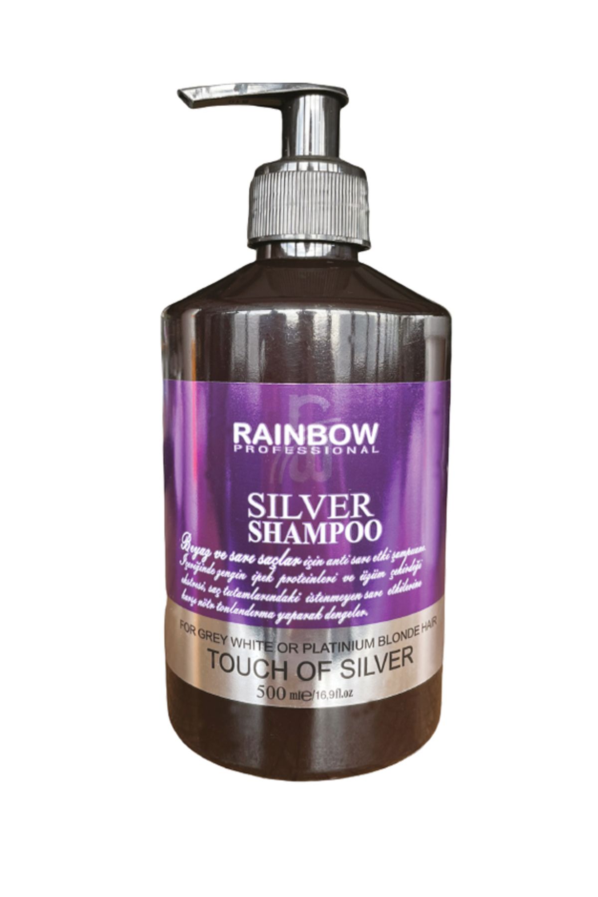 Rainbow Silver Mor Şampuan 500 Ml X 2 Adet