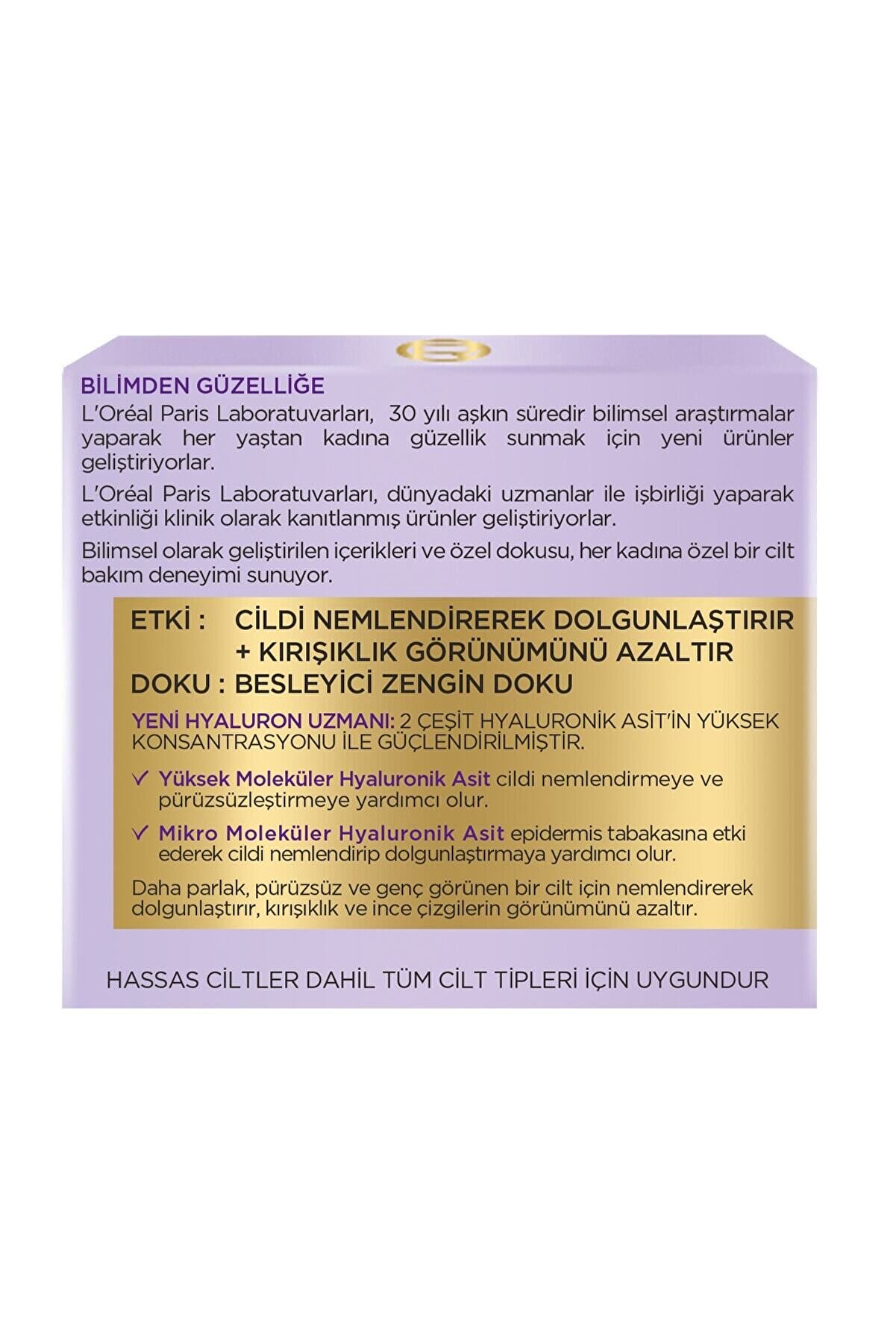 Hyaluron Uzmanı Cilt Dolgunlaştıran Nemlendirici Gündüz Kremi- Hyaluronik Asit_2