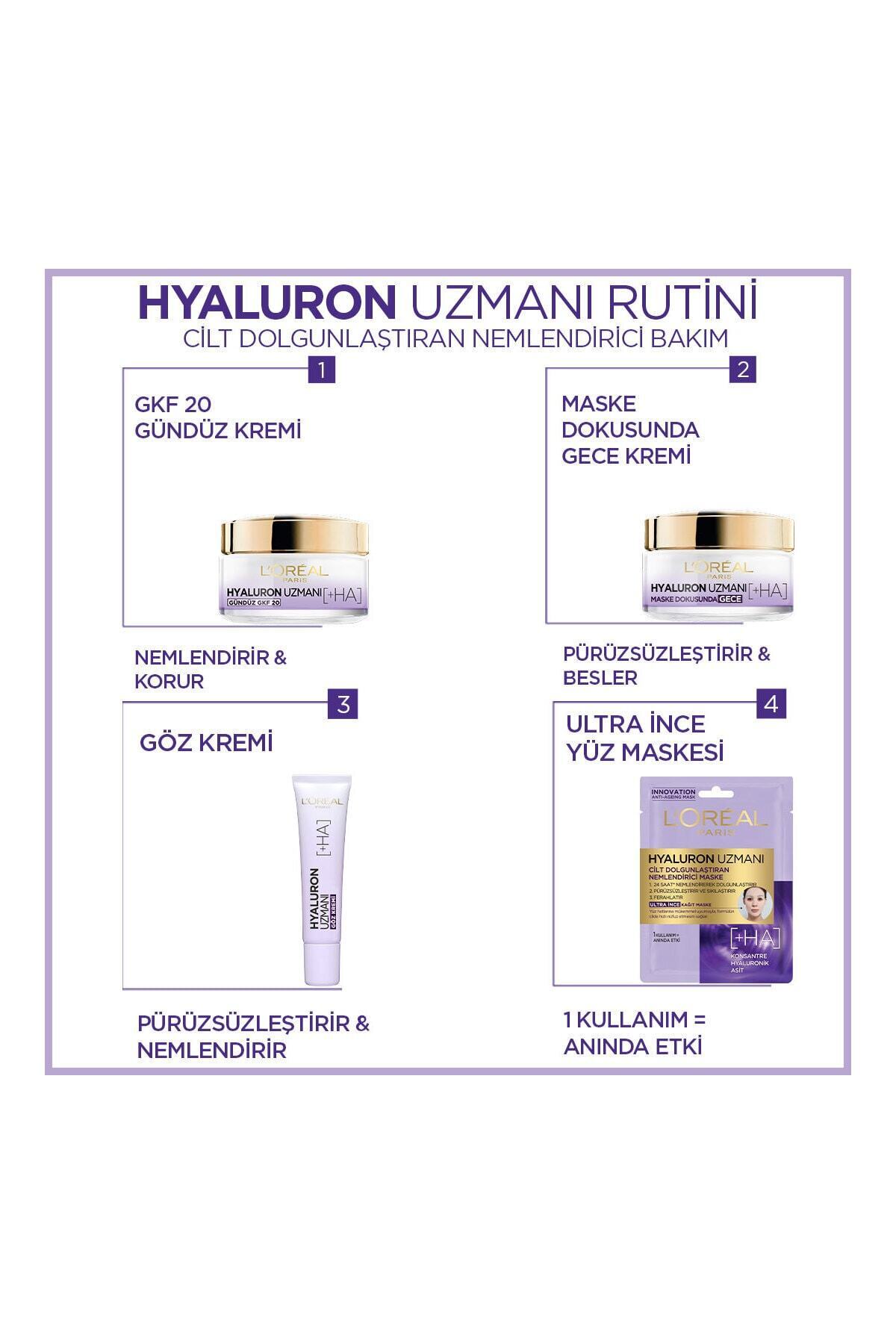 Hyaluron Uzmanı Cilt Dolgunlaştıran Nemlendirici Gündüz Kremi- Hyaluronik Asit_5